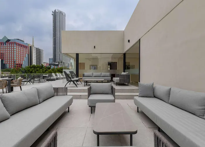 Apartment Std A Capitalia Juarez Urban With Balcony And Gym *